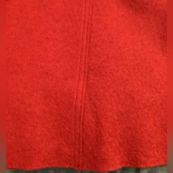 Vintage Eileen Fisher Red Wool Jacket, Size XL. - Picture 8 of 16